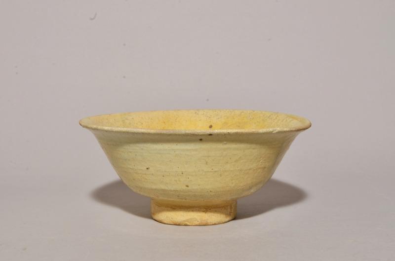 御本立鶴水指（李朝中期）