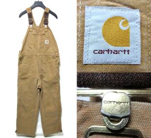 ビンテージcarharttカーハートUSA古着ダック地オーバーオールW38サロペットジーンズXLカバーオールつなぎワーク作業服ペインターパンツ80s