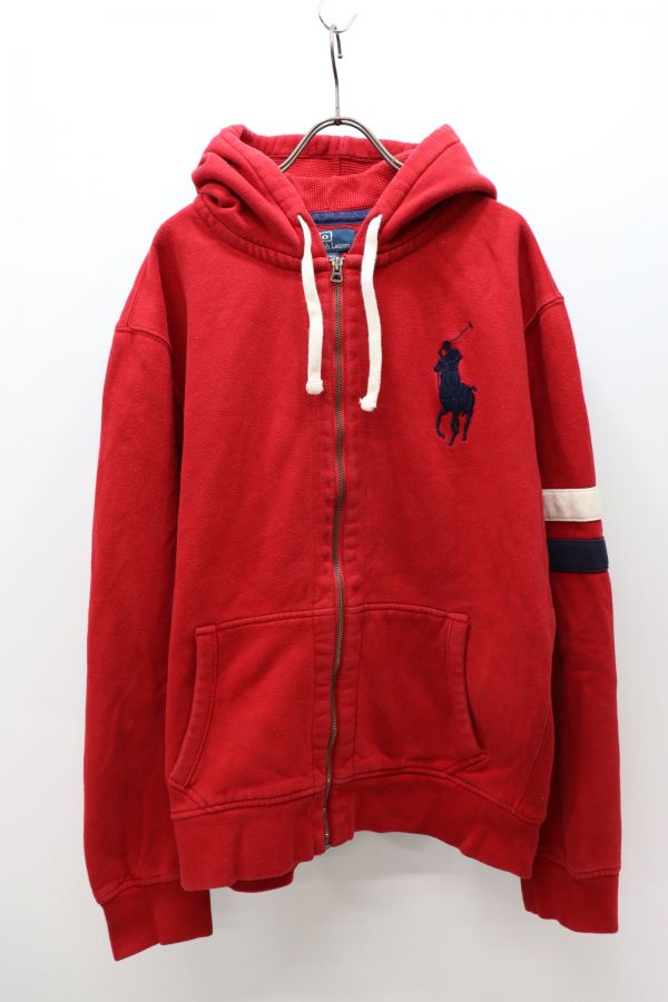 Ralph Lauren ラルフローレン ビッグポニー コットンパーカー(メンズXL)C2281大きいサイズ