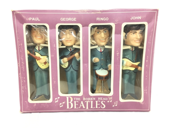 当時物完品! THE BEATLES BOBB'N HEAD ビートルズ ボビングヘッド