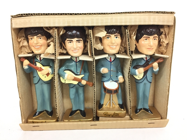 当時物完品! THE BEATLES BOBB'N HEAD ビートルズ ボビングヘッド