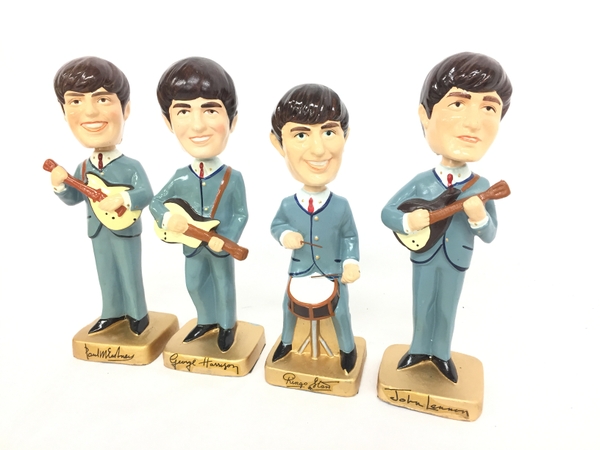 当時物完品! THE BEATLES BOBB'N HEAD ビートルズ ボビングヘッド