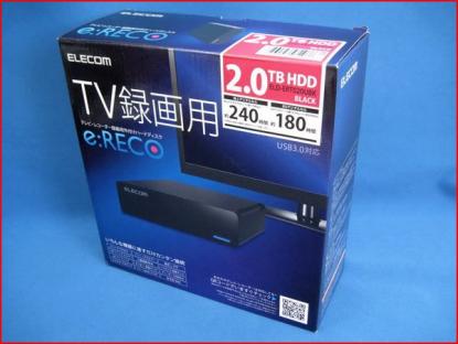 爆買い，格安 ELECOM/エレコム ELD-ERT020UBK テレビ レコーダー録画用 外付けHDD ハードディスク 2.0TB(映像機器)｜売買されたオークション情報、yahooの商品情報をアーカイブ公開 - オークファン その他