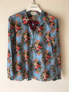 グッチチルドレンブラウス、シャツGUCCI10サイズ140新品同様 | GUCCI® JP キッズ シャツ ロゴ