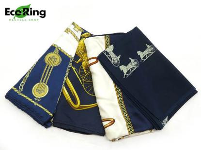 1円 セリーヌ 馬車柄 馬具柄 等 スカーフ ストール 計4点セット AJ203