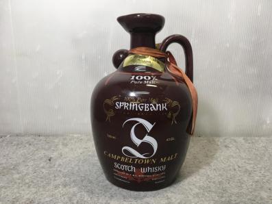 スプリングパンク陶器ボトル　古酒　未開栓　箱なし スプリングバンク BANK 未開栓古酒 SPRING - Yahoo!オークション 未開