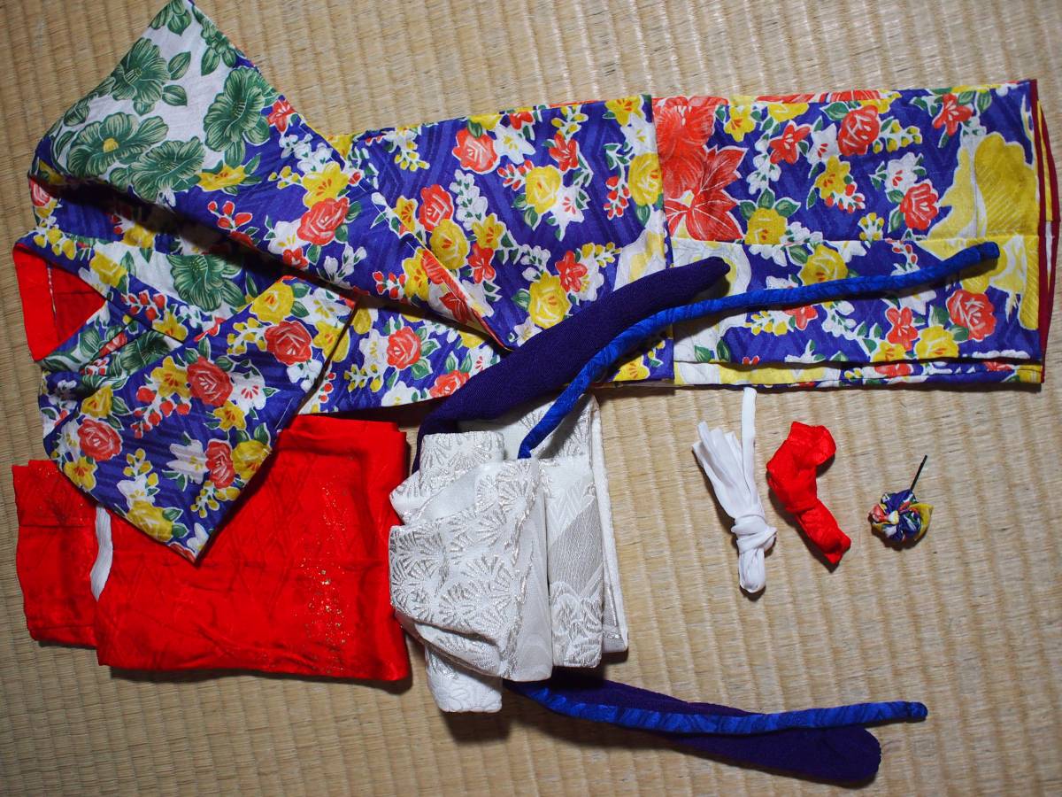 SD少女 着物 正絹 アンティーク着物生地 振袖 販売品アンティーク振袖 