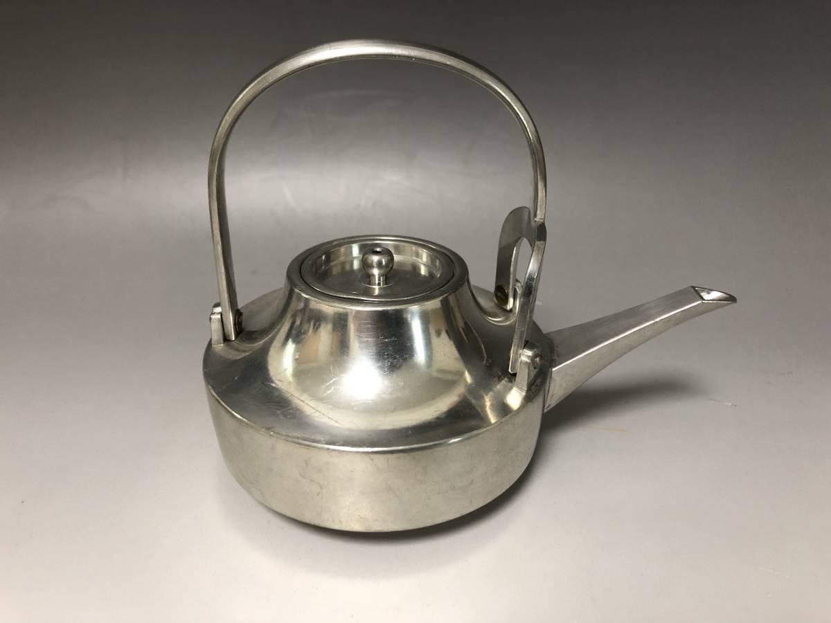 銚子 本錫 本錫製 松竹梅 酒器 浪華錫半造 盃台