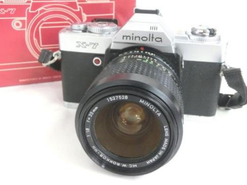 1円～ミノルタ MINOLTA X-7 一眼レフカメラ レンズ 1:1.8 f=35mm ⑩