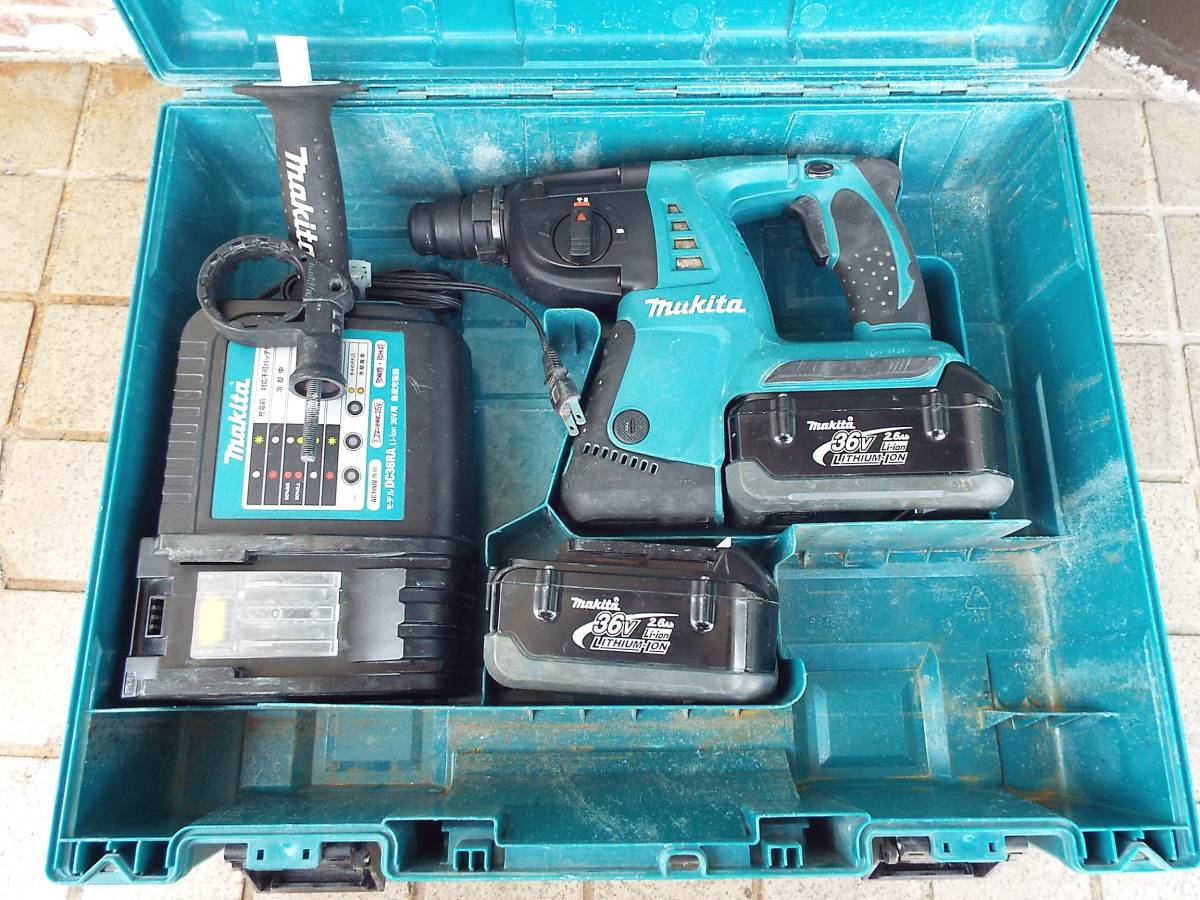 マキタ 26mm 36V 充電式ハンマドリル makita HR262DRDX SDS+ 充電式 