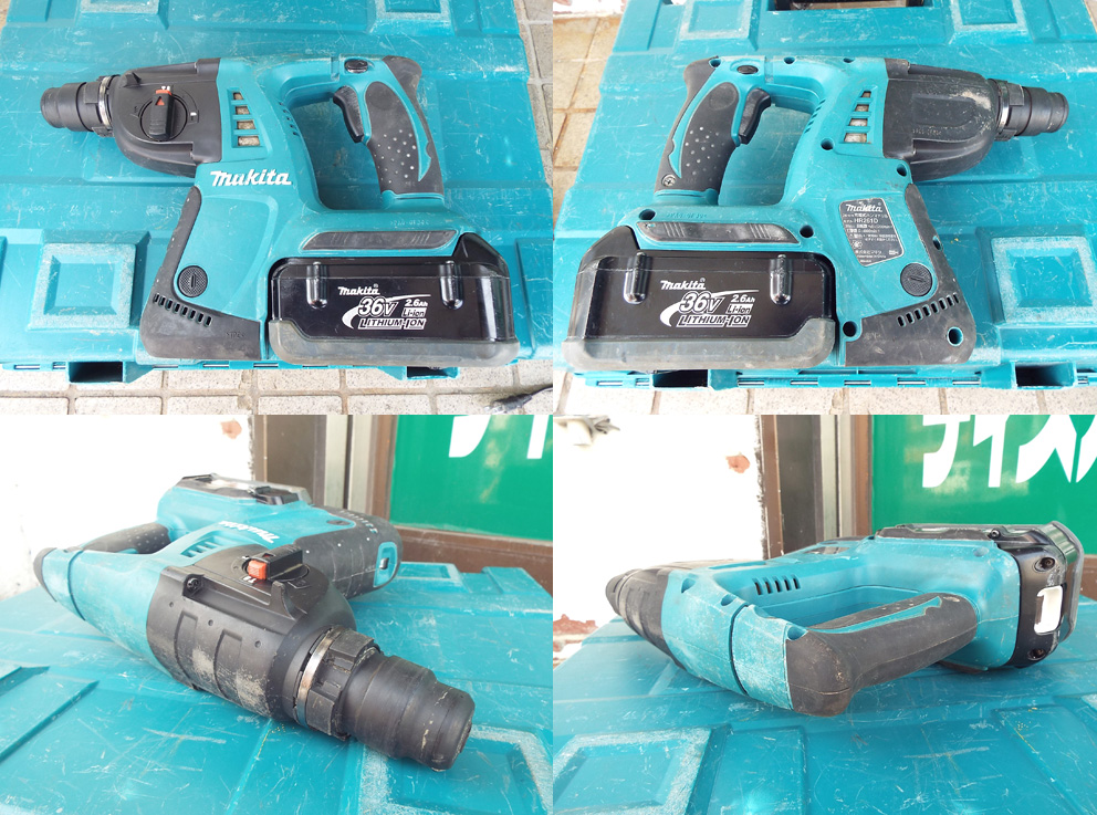 マキタ 26mm 36V 充電式ハンマドリル makita HR262DRDX SDS+ 充電式 