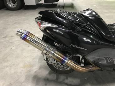 M-SOUL☆フォルツァ MF08用 武蔵χ SPEC-R マフラー 中古品☆Mソウル 