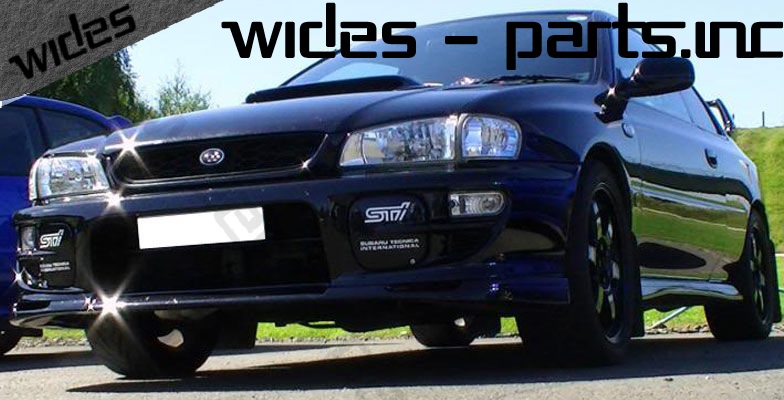 即納【WIDES/ワイズ】 インプレッサ GC8 エアロ フロント リップ