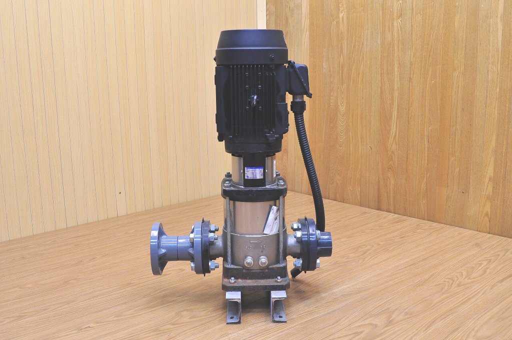 エバラ EBARA EVM型ステンレス製立形多段ポンプ PUMP 50EVML2 63.0 TOSHIBA 3 PHASE INDUCTION