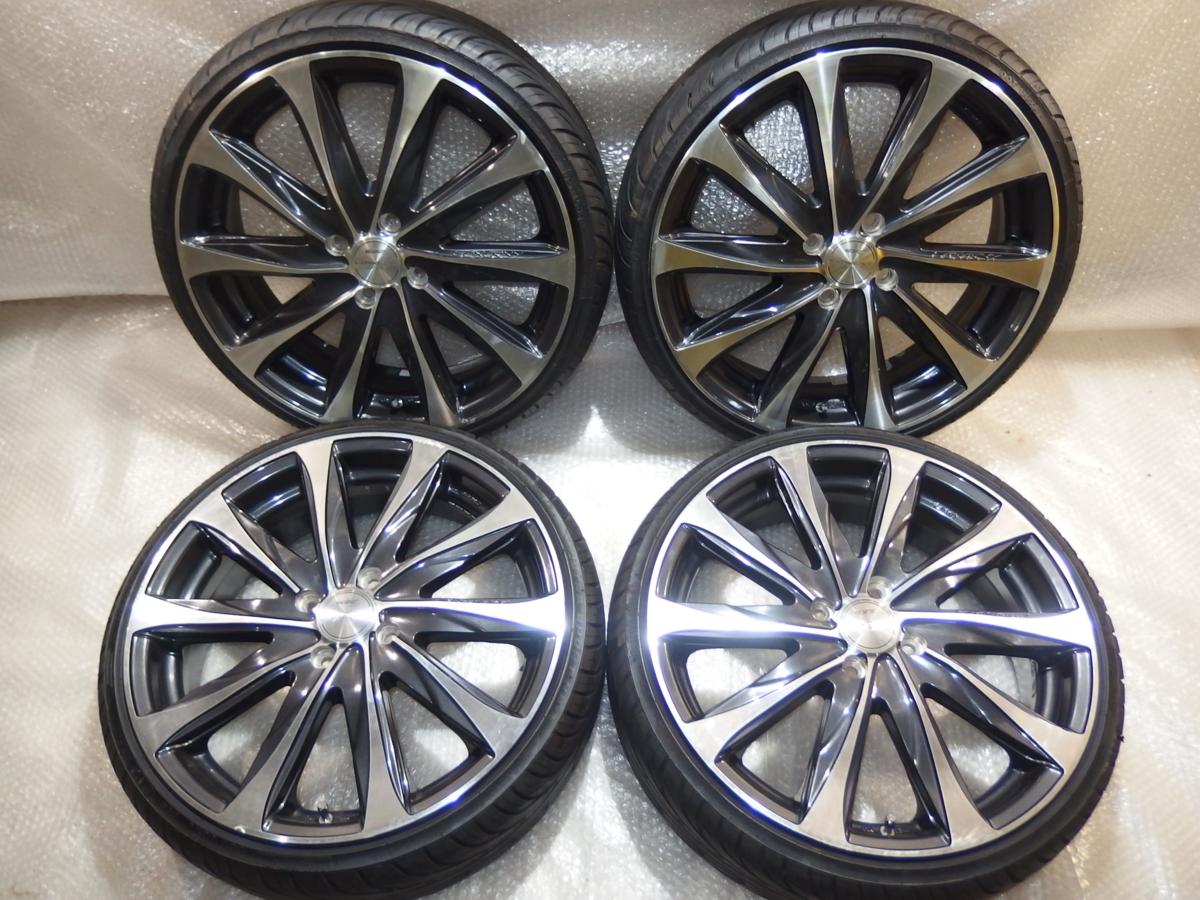 BADX632ロクサーニF10 17インチアルミホイール+タイヤ付き4本 165  