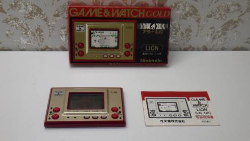 【1】任天堂　ライオン　LION GAME＆WATCH LN-08 ゲームウォッチ(J12229)
