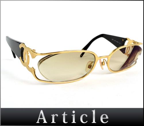 定番，正規品 55447 CHANEL シャネル/ サングラス 眼鏡 メガネフレーム/ ゴールド ブラック 黒/ 度入り /ココマーク スクエア型/ 55 19/ レディース(サングラス)｜売買されたオークション情報、yahooの商品情報を 服飾小物