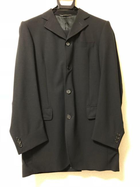 中古 used】DOLCE&GABBANA 4BロングJkセットアップスーツ BLK 44 made