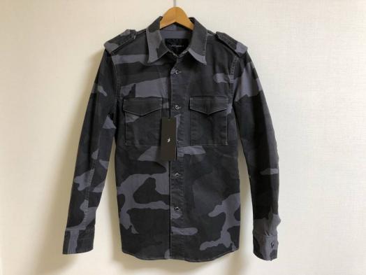 新品　1PIU1UGUALE3 　カモフラシャツ　Size:Ⅴ　送料無料　￥45，000