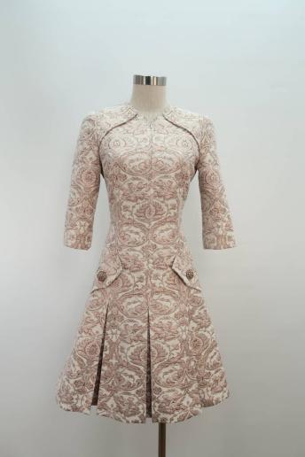 フランス製ANDREW GNロングドレス新品同様F18-004
