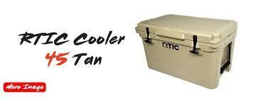 RTIC クーラーボックス 45 タン tan yeti キャンプ アウトドア