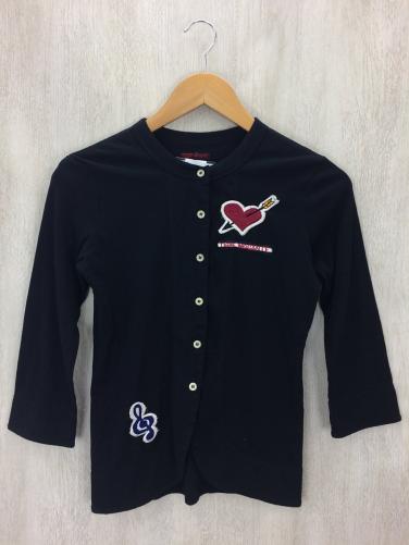 人気セール，定番 TIGRE BROCANTE カーディガン 薄手 /FREE/コットン/BLK/ワッペン(Mサイズ)｜売買されたオークション情報、yahooの商品情報をアーカイブ公開 - オークファン Mサイズ