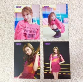 TWICE＊SANAサナ＊One More Timeランダムトレーディングカードトレカ4枚セット＊リリイベ