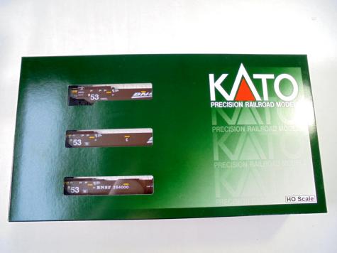 MAXI-IV Kato Gunderson Car HO Stack ~ Double - KATO N BNSF Well 30