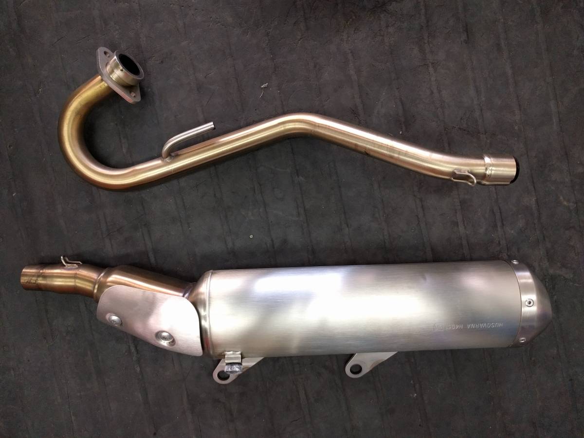 ◇ハスクバーナ TE125/SMS4用純正サイレンサーエキゾストパイプセット