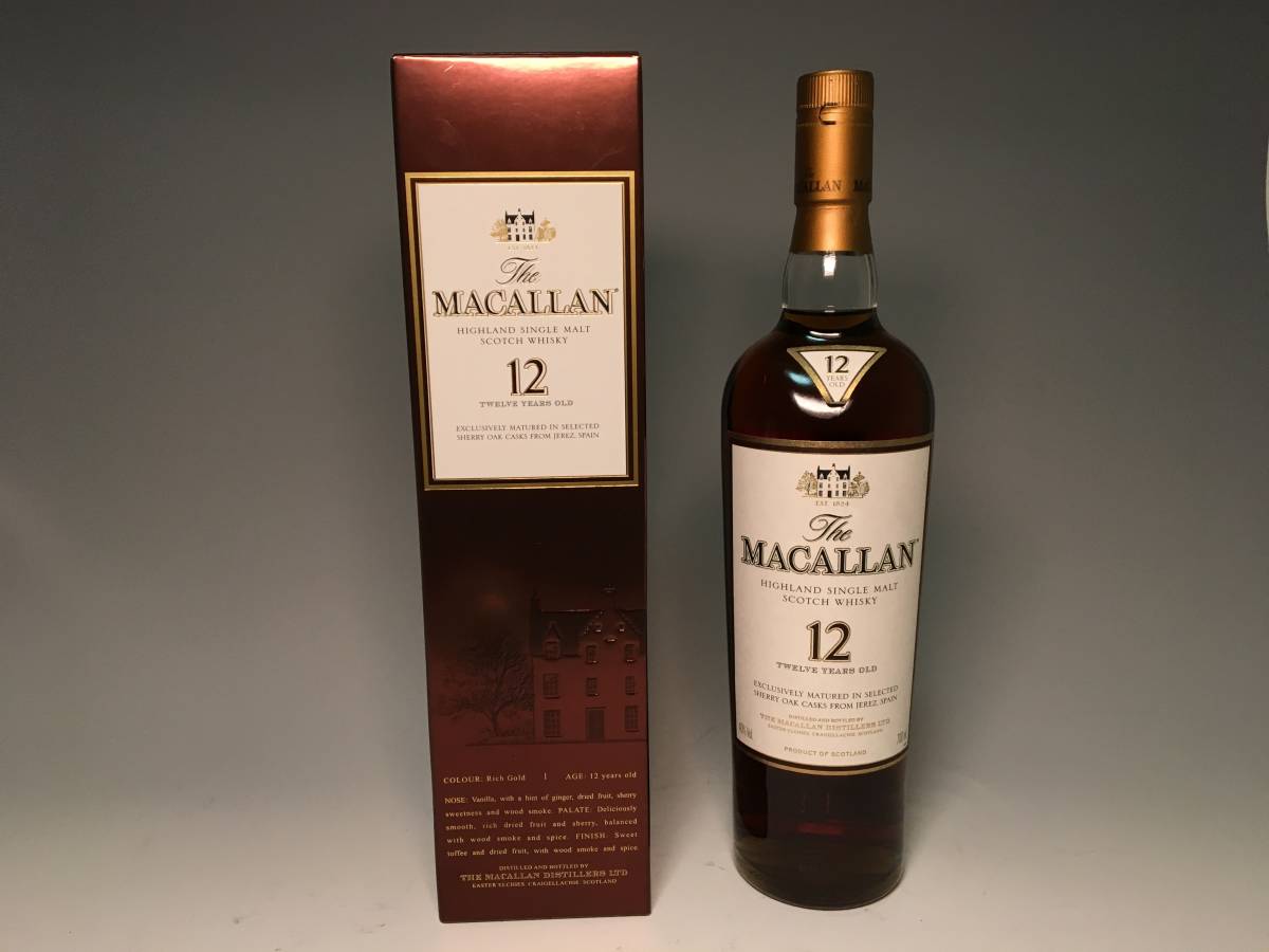 未開栓 MACALLAN マッカラン 12年 ハイランド シングルモルト