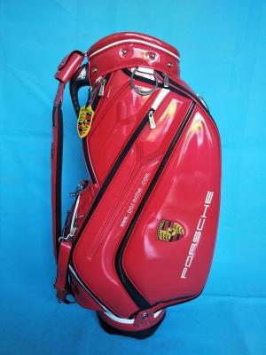 新品未使用Porsche ポルシェ キャディバッグ ゴルフケース 黒 楽天