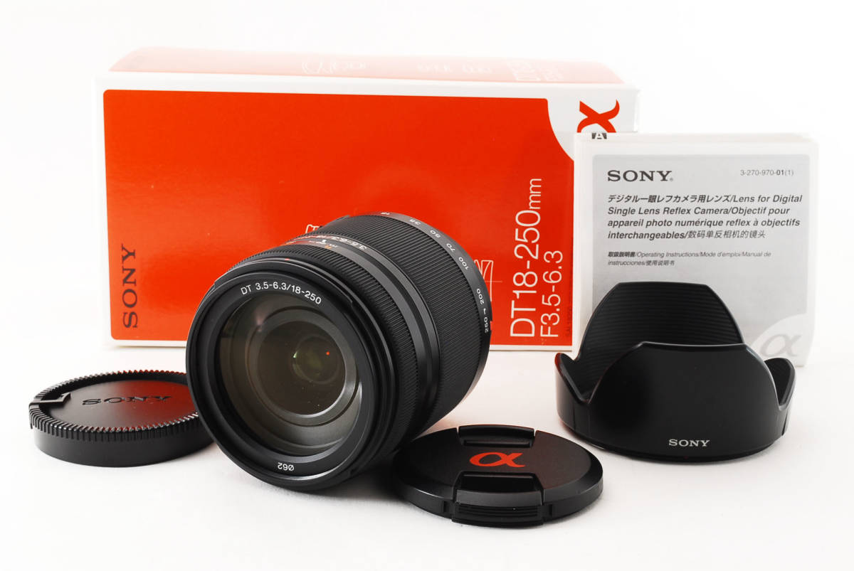 最安値，新作 高倍率ズームレンズ ソニー SONY DT 18-250mm F3.5-6.3 SAL18250 元箱付#430(ソニー、ミノルタ)｜売買されたオークション情報、yahooの商品情報をアーカイブ公開 - オークファン ソニー、ミノルタ