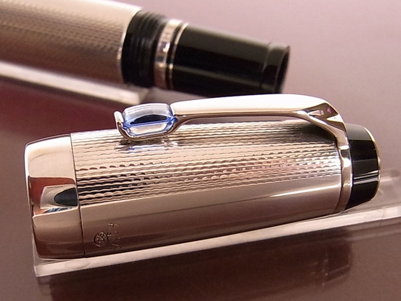 MONTBLANC】 モンブラン ボエム スターリングシルバー ブルー 万年筆
