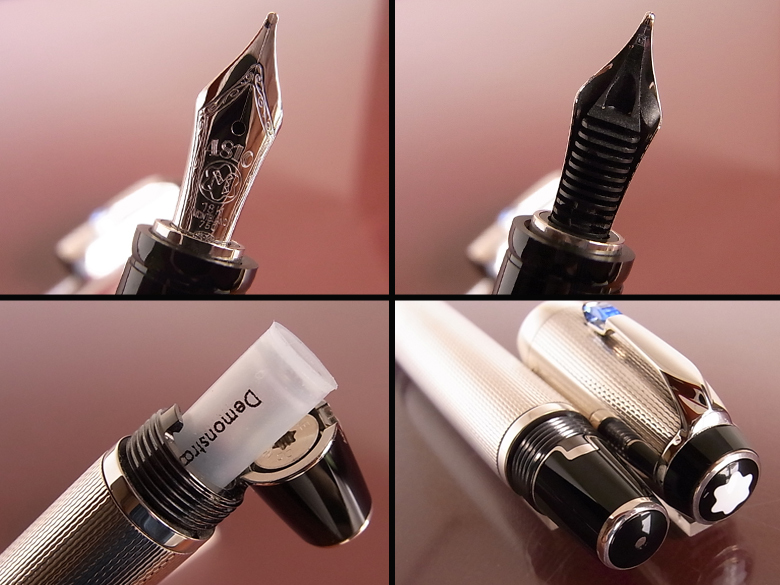 MONTBLANC】 モンブラン ボエム スターリングシルバー ブルー 万年筆