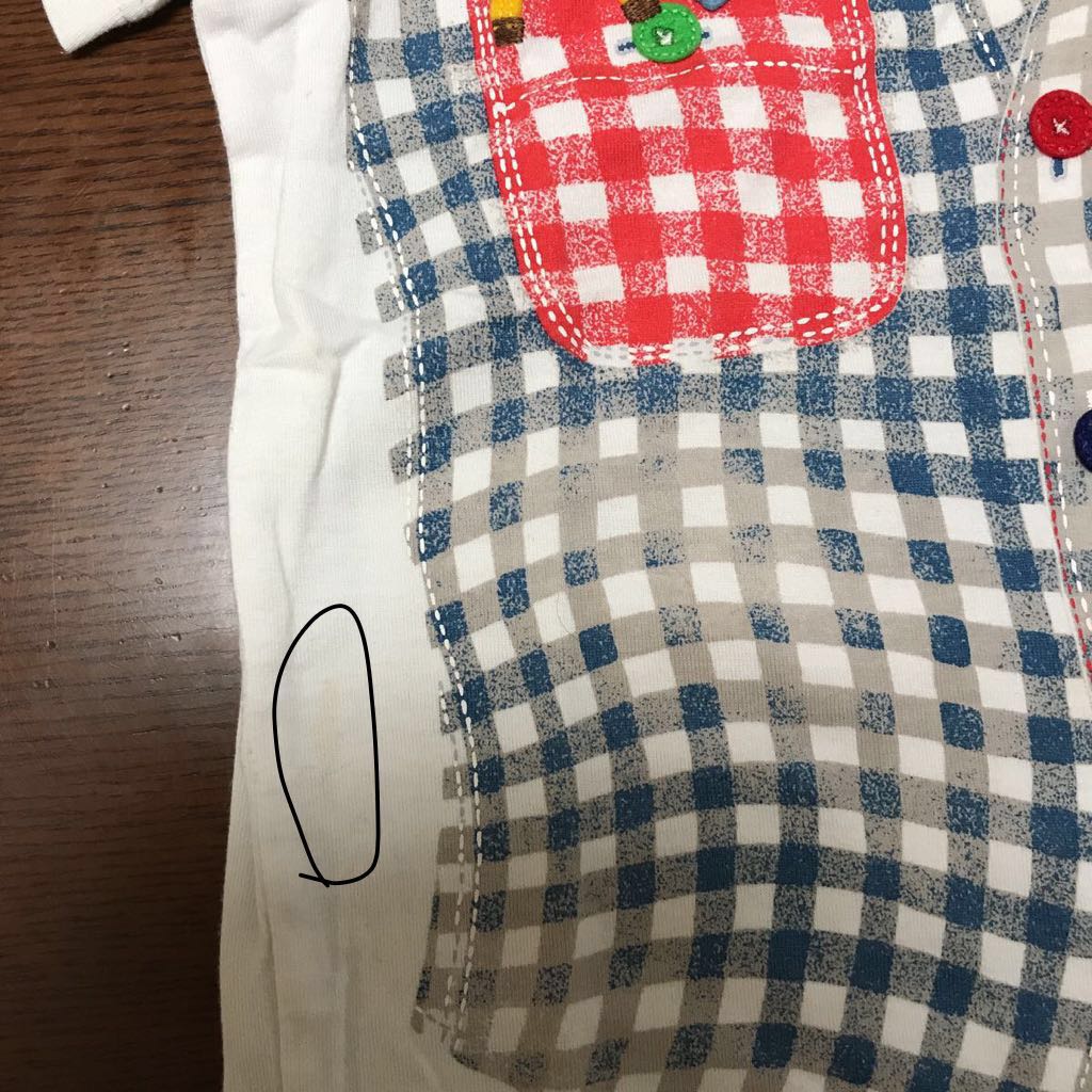 美品☆ミキハウス☆プッチーだまし絵プリントTシャツ90サイズ☆ミキハウス☆半袖☆80