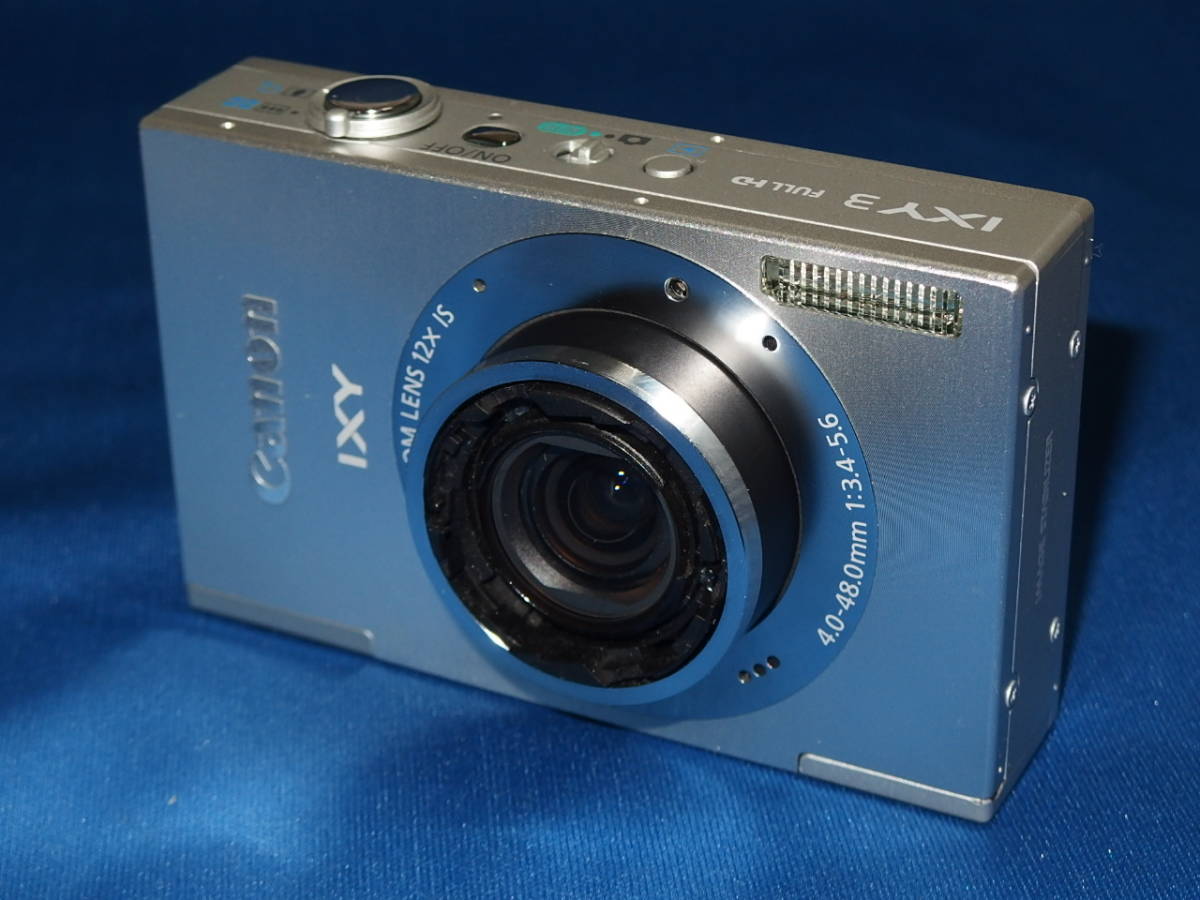 Canon IXY3 ブルー コンパクトデジタルカメラ 値下げ可」Canon IXY3