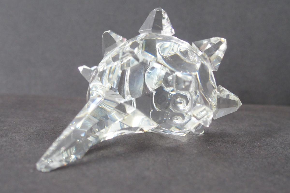 スワロフスキー SWAROVSKI クリスタルフィギュア 巻貝 貝殻 置物 m002 