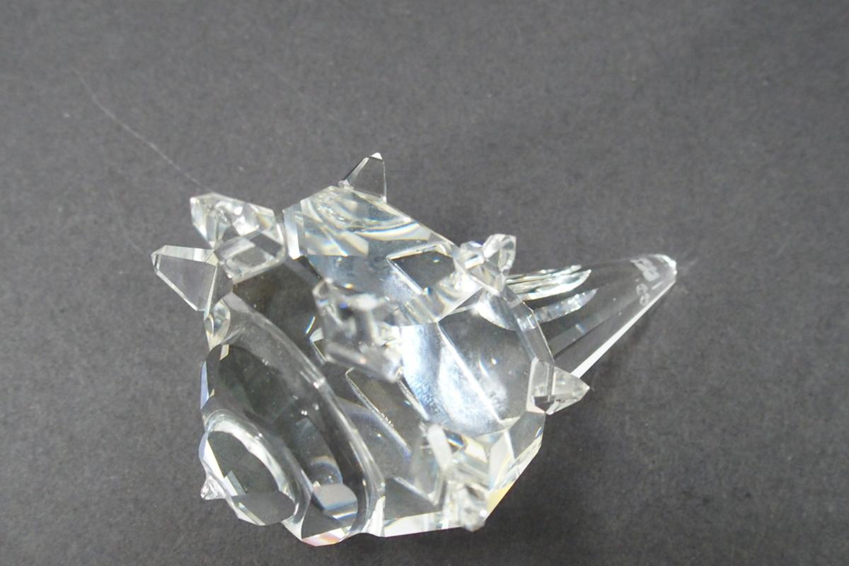スワロフスキー SWAROVSKI クリスタルフィギュア 巻貝 貝殻 置物 m002 