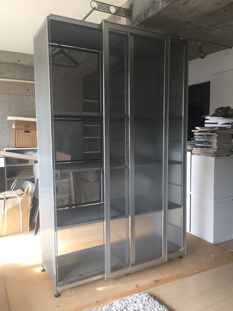 無印良品 スチール ユニットシェルフ セット アクリル引き戸 食器棚 大型収納 無印良品 売買されたオークション情報 Yahooの商品情報をアーカイブ公開 オークファン Aucfan Com