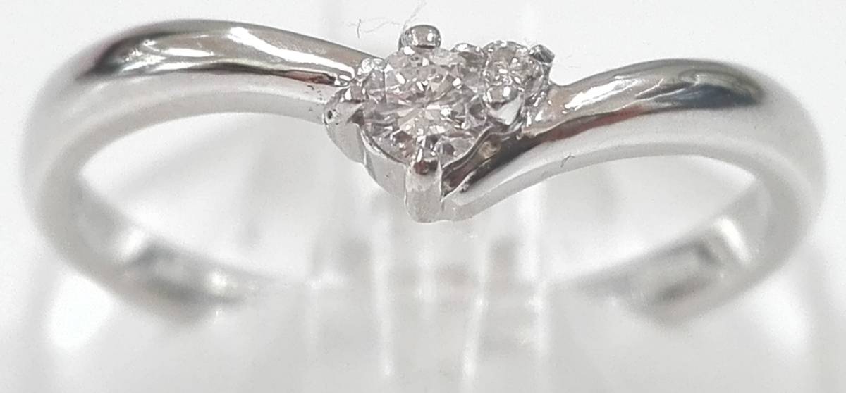 送料無料・返品可♪K18WG ダイヤ3.00ct リング 14号 新品仕上げ済み 