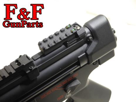 東京マルイ MP5/MP5kシリーズ対応 集光ファイバー付20mmレール 東京マルイ 電動ガン MP5K Pay 集光ファイバー付20mmレール レールの通販