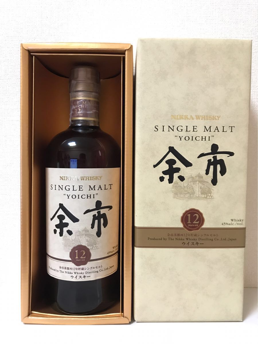 J*S様 【未開封】余市12年 ウイスキー 700ml NIKKA ニッカ 終売 終売品・未開栓】ニッカ 余市12年 シングルモルトウイスキー 700ml 45