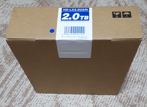 【新品未開封送料無料】バッファロー　外付けＨＤＤ　HD-LC3.0U3/N　２ＴＢ　簡易パッケージモデル
