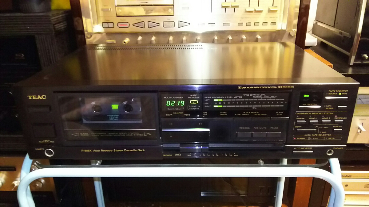 TEAC R-888X オートリバース 3head カセットデッキ【ジャンク】