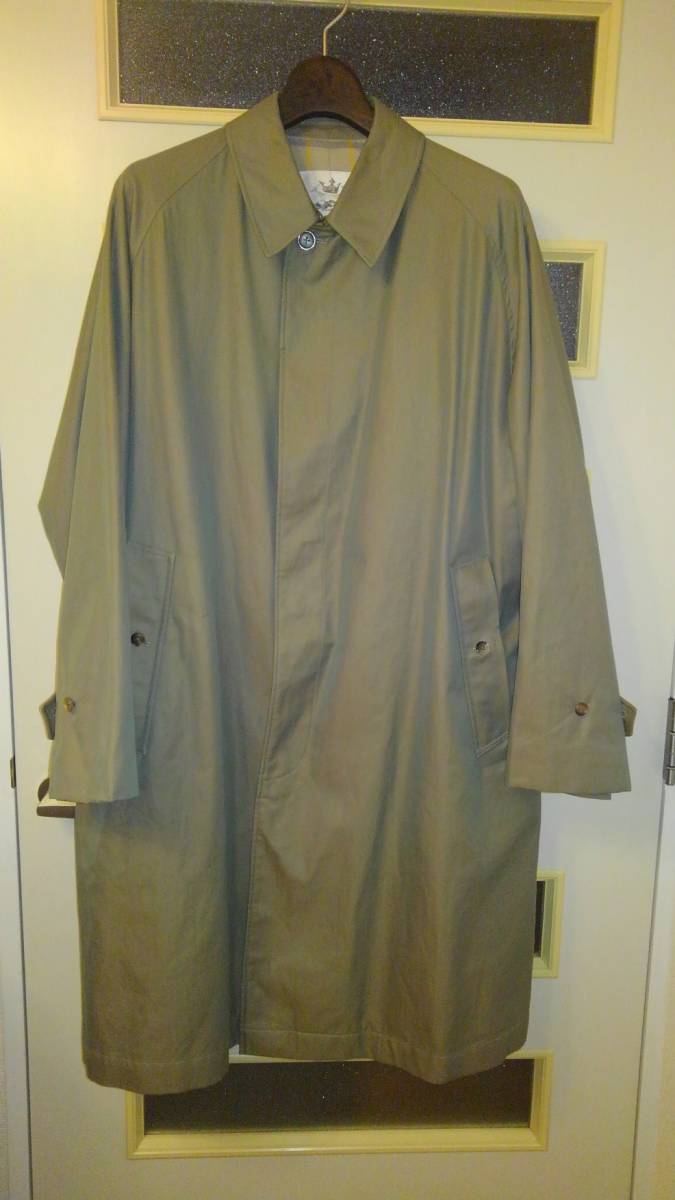 名作定番 ANATOMICA SINGLERAGLAN COAT オリーブ 玉虫色 50 定価約12万