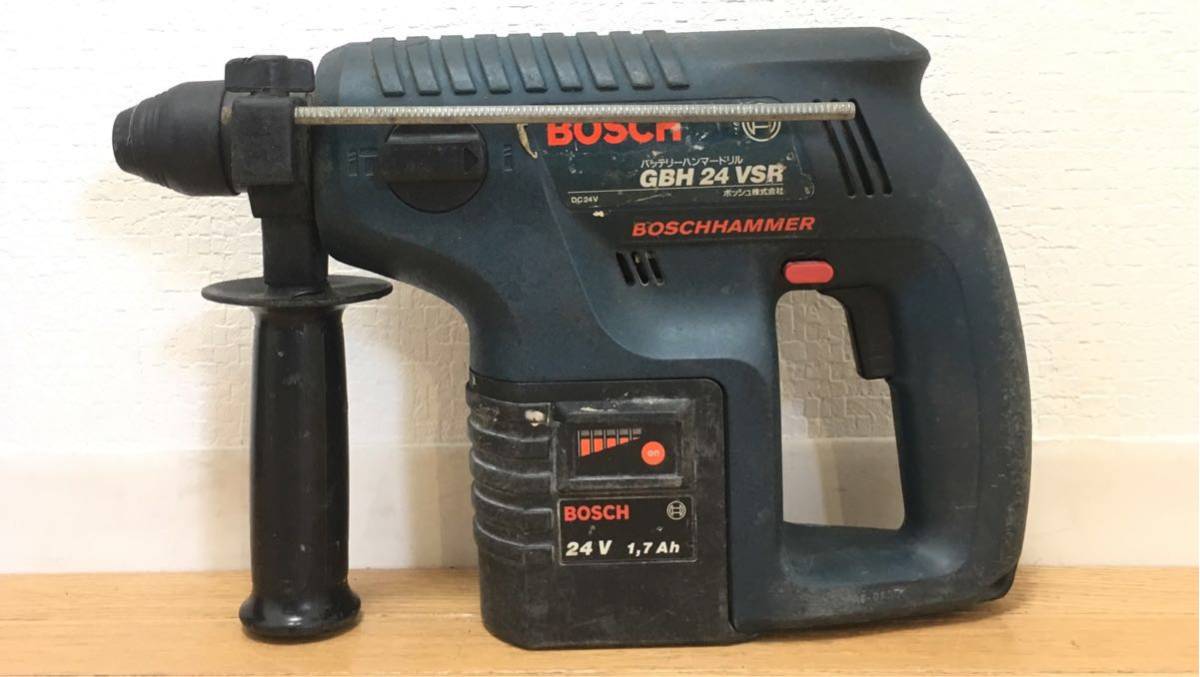 動作品□バッテリー式ハンマードリル/コードレス/電動工具/BOSCH 