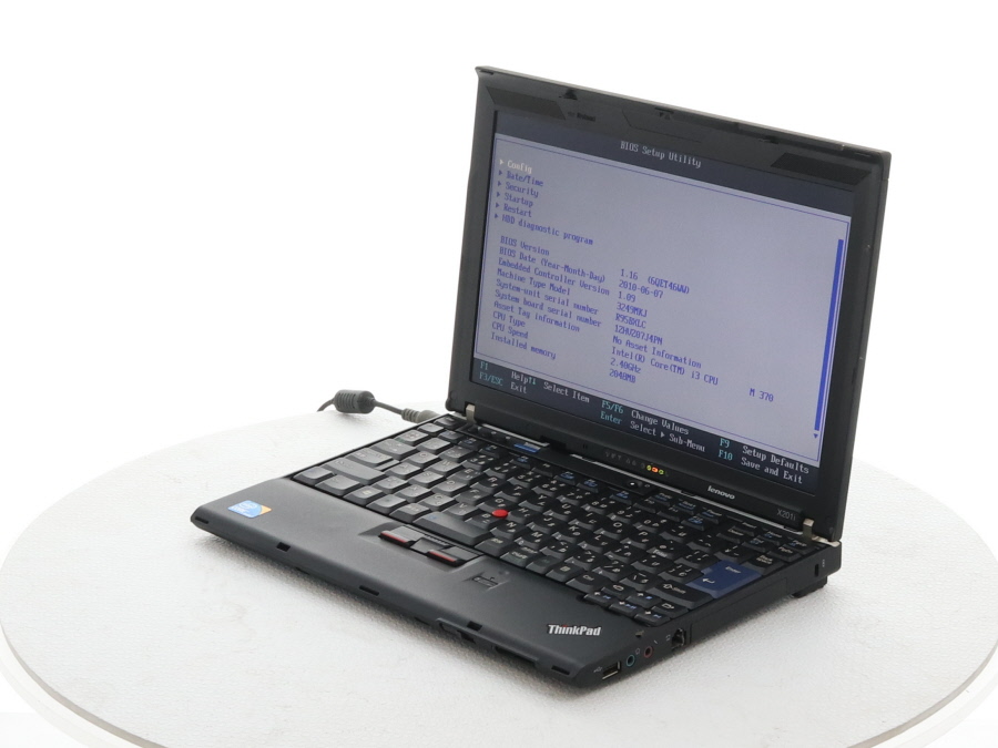 Lenovo Thinkpad x201i CPU corei3 370M HDD160GB メモリー8GB