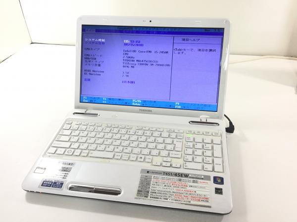 ジャンク!TOSHIBA T451/45EW○Core i5-2450M 2.5G 4G 640G