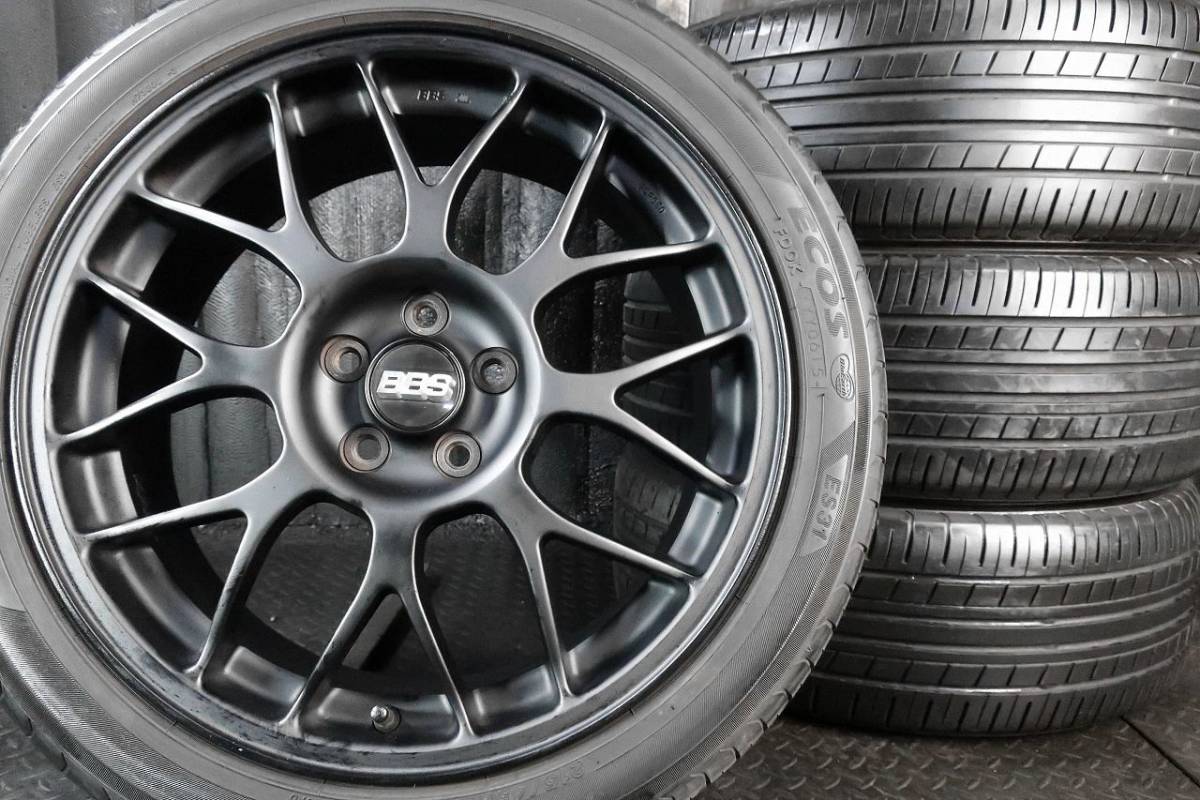 軽量・鍛造 BBS スバル純正オプション 17×7J ET+55 PCD100/5H カスタム 