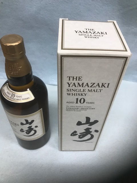 未開栓】サントリー◇山崎10年箱入り 700ml アルコール40% シングル